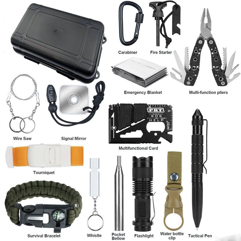 Outdoor Adventure Hunt - Kit d'outils de survie compact et