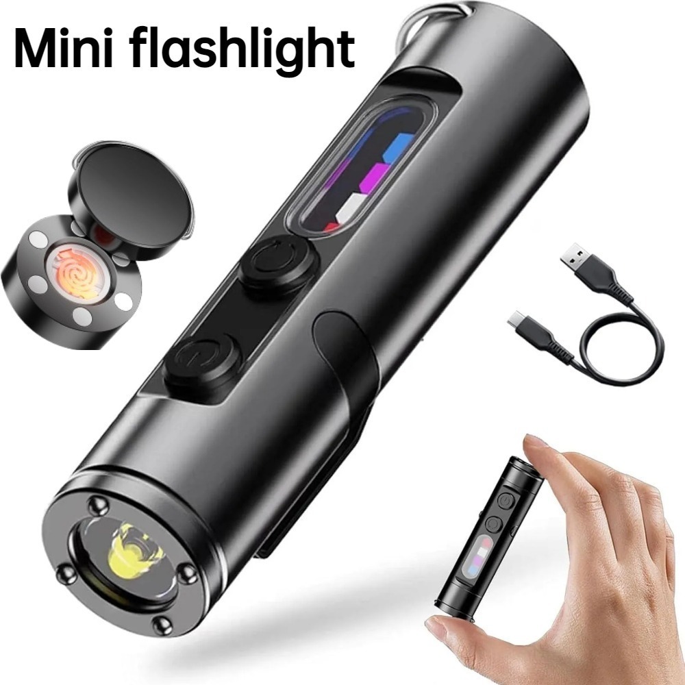 Outdoor Adventure Trips - Mini lampe torche d'extérieur rechargeable USB-C
