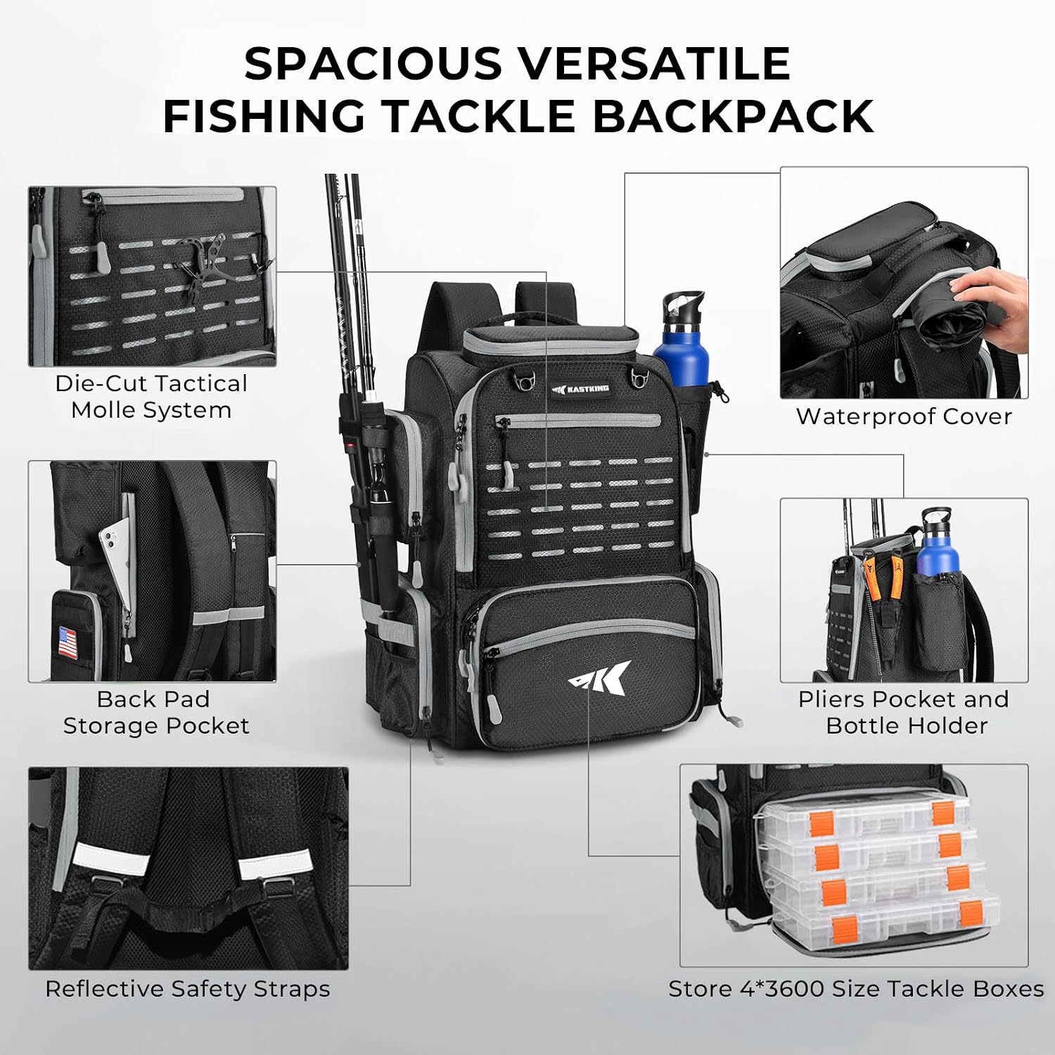 Sac à dos de pêche imperméable - Outdoor Adventure Images avis et prix