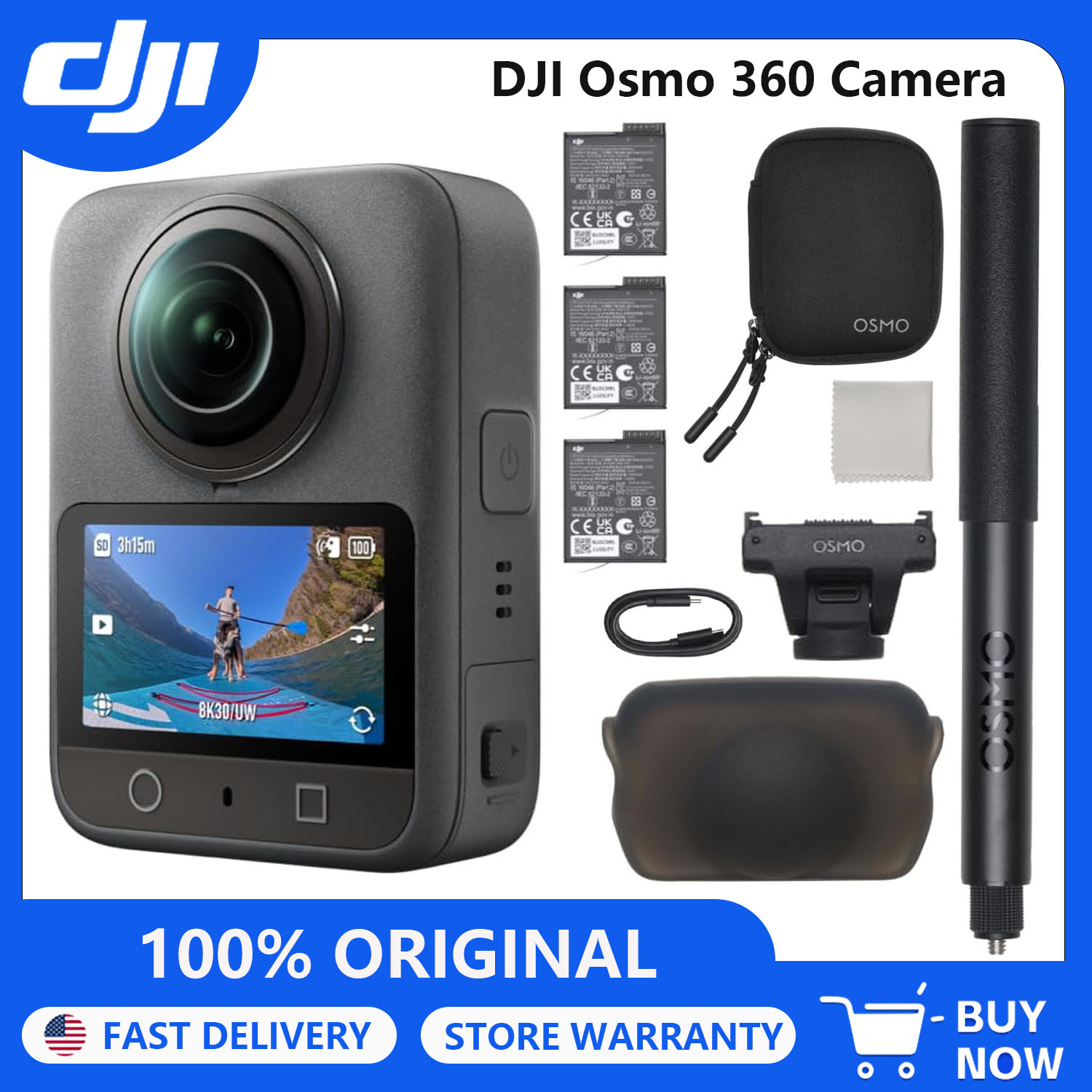 Caméra DJI Osmo 360 Adventure  - Outdoor Adventure Images avis et prix