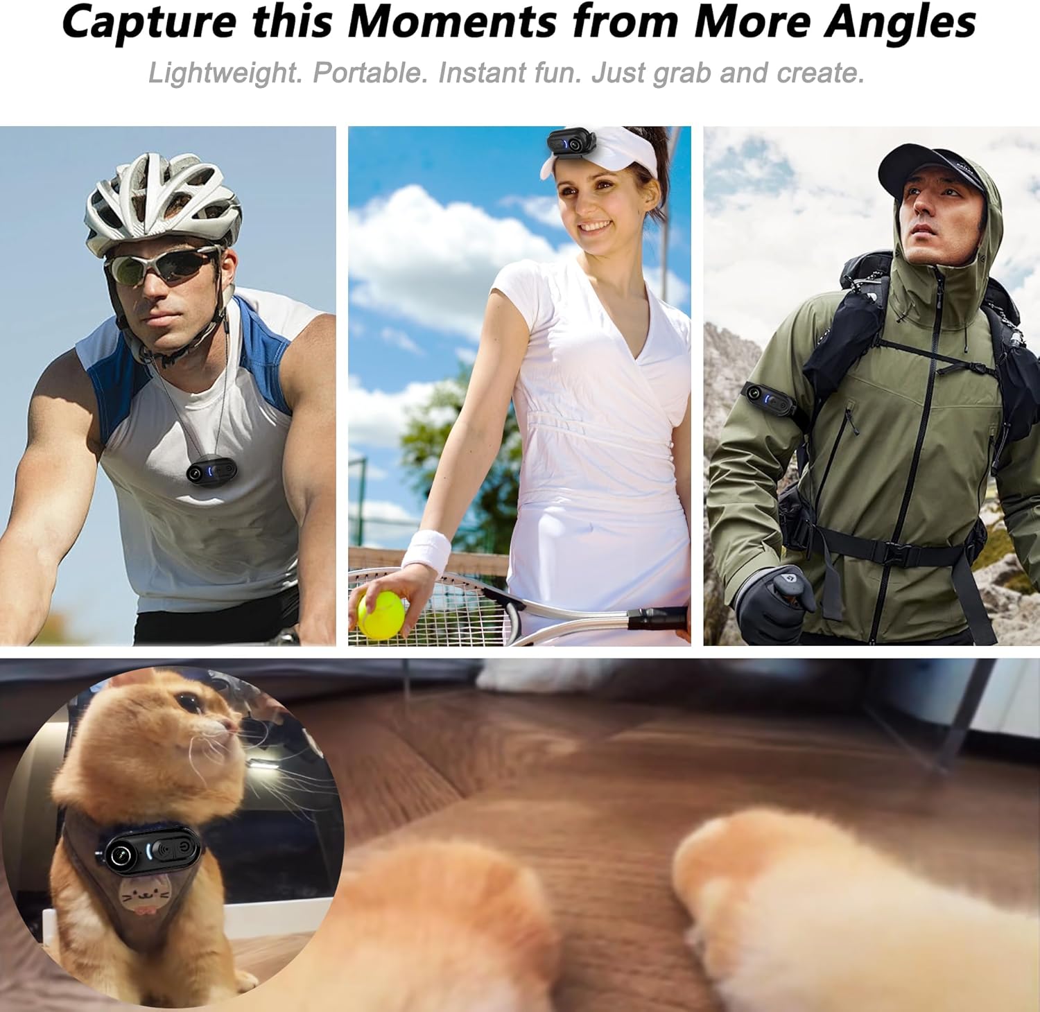 Caméra corporelle compacte 4K  - Outdoor Adventure Images avis et prix